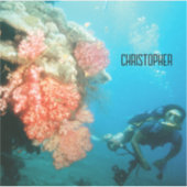 スキューバダイビングパーソナライズされた シール (正面)