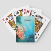 スキューバダイビングパーソナライズされた トランプ (裏面)