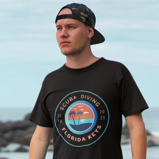 スキューバダイビングフロリダ鍵2023 Tシャツ