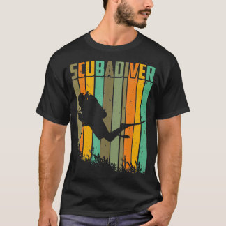 スキューバダイビングメンズスキューバダイバーギフト海値リスト Tシャツ