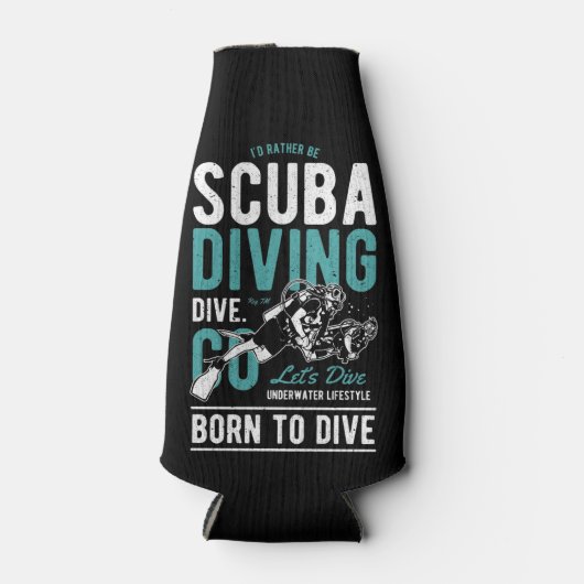 スキューバダイビング生まれへダイビング |スポーツ ボトルクーラー (正面)