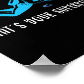 スキューバダイビング私はあなたの水の下で呼吸 ポスター (角)