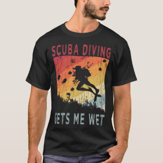 スキューバダイビング私はスキューバダイバーのためのウェットヴィンテージを取得 Tシャツ