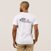 スキューバダイビング船 Tシャツ (裏面フル)