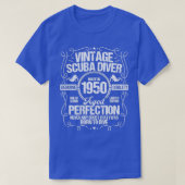 スキューバダイビング誕生日アイディア1950スキューバダイバー Tシャツ (デザイン正面)
