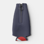 スキューバダイビング赤旗シンボル、ダイバーボトルクール ボトルクーラー (裏面)