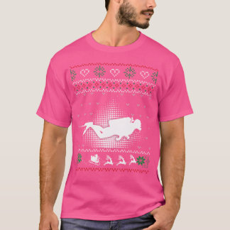 スキューバダイビング醜いクリスマスススススキューバダイバークリスマス Tシャツ