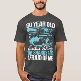 スキューバダイビング60誕生日スキューバダイバー60年 Tシャツ