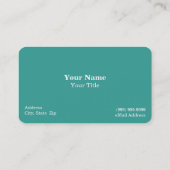 スキューバダイビング/シュノーケリングビジネスカード 名刺 (裏面)