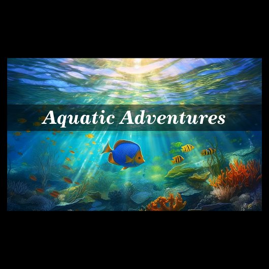 スキューバダイビング/シュノーケリングビジネスカード 名刺