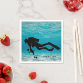 スキューバダイビング スタンダードカクテルナプキン (インサイチュ)