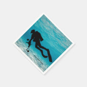 スキューバダイビング スタンダードカクテルナプキン (角)