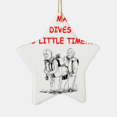 スキューバダイビング セラミックオーナメント (右)