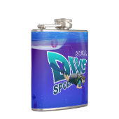 スキューバダイビング |ビニール包まれた フラスク (右)