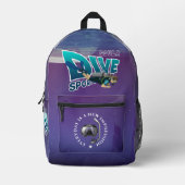 スキューバダイビング |プリントカットソーバッグ プリントバックパック (正面)