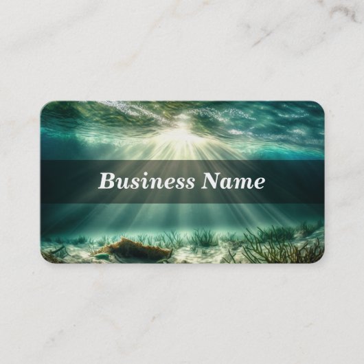 スキューバダイビング 名刺 (正面)