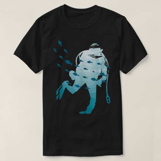 スキューバダイビング 水中 海洋 ダイバー トレーナー 1 Tシャツ (デザイン正面)