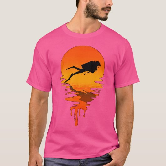 スキューバダイビング Tシャツ (正面)