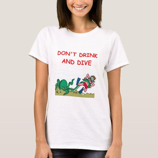 スキューバダイビング Tシャツ (正面)