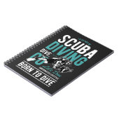 スキューバダイビ生まれング·トゥ·ダイビング|スポーツ ノートブック (左側)