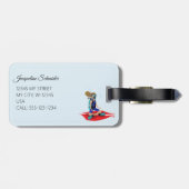 スキューバダイブめい想ヨガラゲージタグ ラゲッジタグ (裏面横)