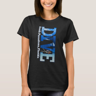 スキューバダイブサウスパサデナダイビングシュノーケリング Tシャツ