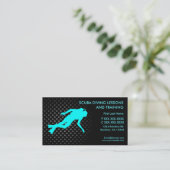 スキューバダイブレッスントレーニンカスタムグの名刺 名刺 (スタンド正面)