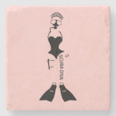 スキューバディバダイバー ストーンコースター (正面)