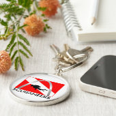 スキューバネアーズキーチェーン キーホルダー (側面)