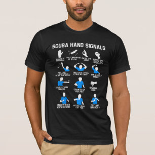 スキューバハンド信号 Tシャツ