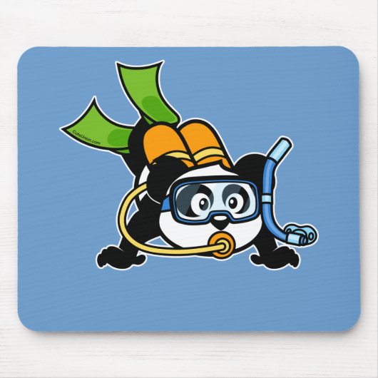 スキューバパンダ マウスパッド (正面)