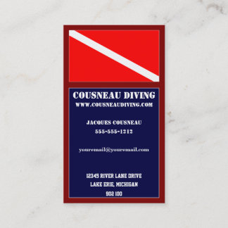 スキューバビジネスカード1 名刺