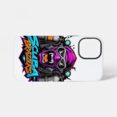 スキューバブラザー：水中エレガンスとフラはっきりしたン iPhoneケース (裏面横)