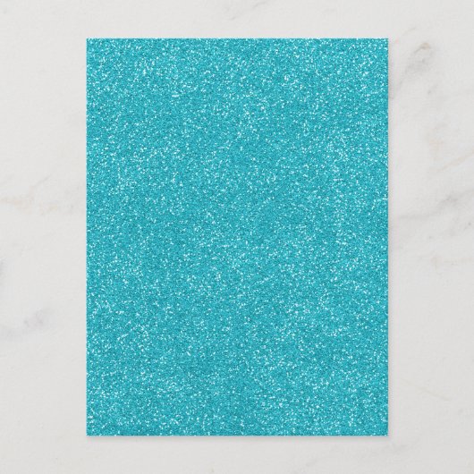 スキューバブルーと素晴らしグリッター ポストカード (正面)