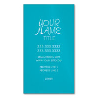 スキューバブルーフリーハンドシンプル