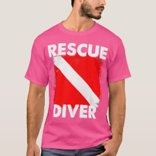 スキューバレスキュー潜水士インストラクター学生ディベスター Tシャツ