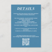 スキューバ カップル QR コードと詳細 エンクロージャーカード (正面)