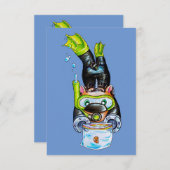 スキューバ サンキューカード (正面/裏面)