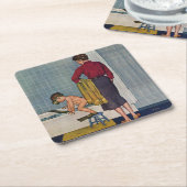 スキューバ スクエアペーパーコースター (アングル)