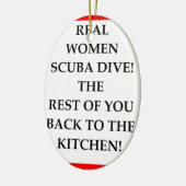 スキューバ セラミックオーナメント (左)