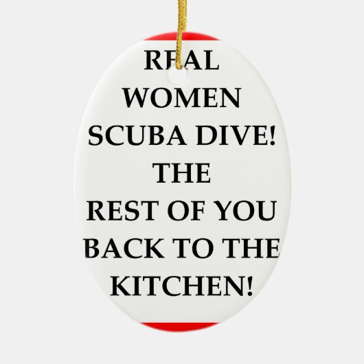 スキューバ セラミックオーナメント (正面)