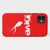 スキューバ・ダイビングスポーツ Case-Mate iPhoneケース (裏面(横))