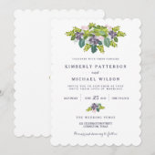 スキューレント ブーケ II ウェディング 招待状 (正面/裏面)