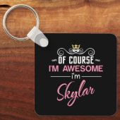 スキラーもちろん私の名素晴らし前 キーホルダー (正面)