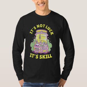スキルで勝負!つかみ取りマシン おもちゃ レトロゲーム Tシャツ