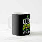 スキルで勝負!ゲーミング聖パトリックの日 コーヒーマグカップ (正面左)