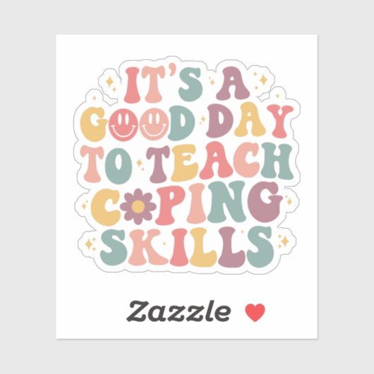 スキルの先生に対処す教えるいい日だ シール (シート)