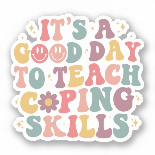 スキルの先生に対処す教えるいい日だ シール (正面)