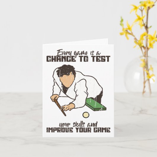 スキルをテストし、ゲームを向上させるゲームのチャンス – Bill カード (黄色い花)