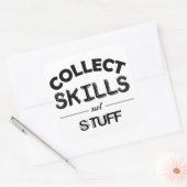 スキルを収集しない物 スクエアシール (封筒)